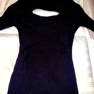 Brand new no tag black fitted dress
